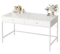 Amadwell Vanity Desk with Drawers, 47 inch Computer Desk, Vanity Dressing Table with Storage, for Bedroom
